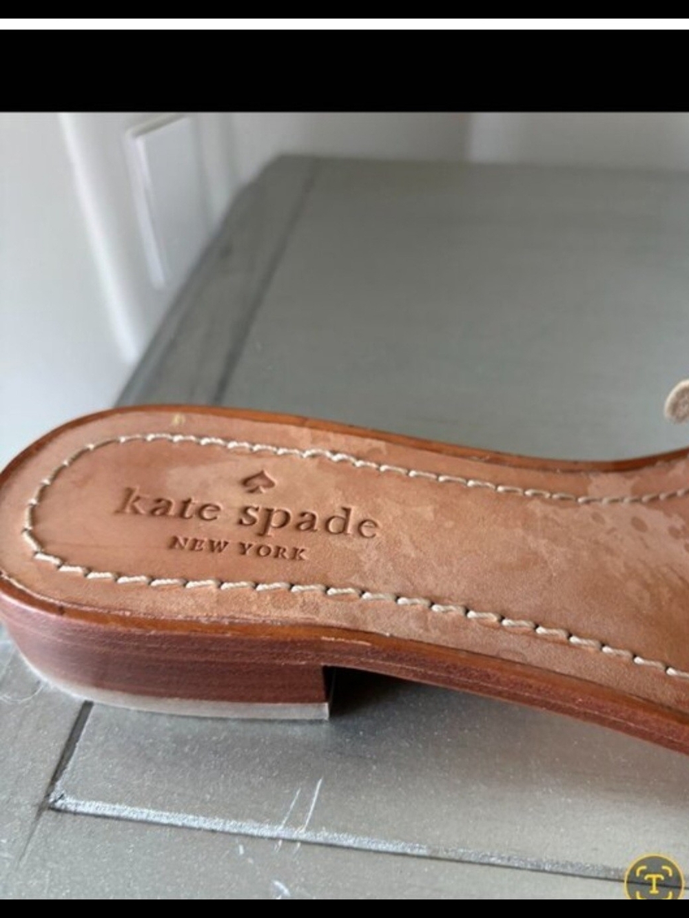 Kate Spade New York Brown Leather Women’s Sandals 6.5